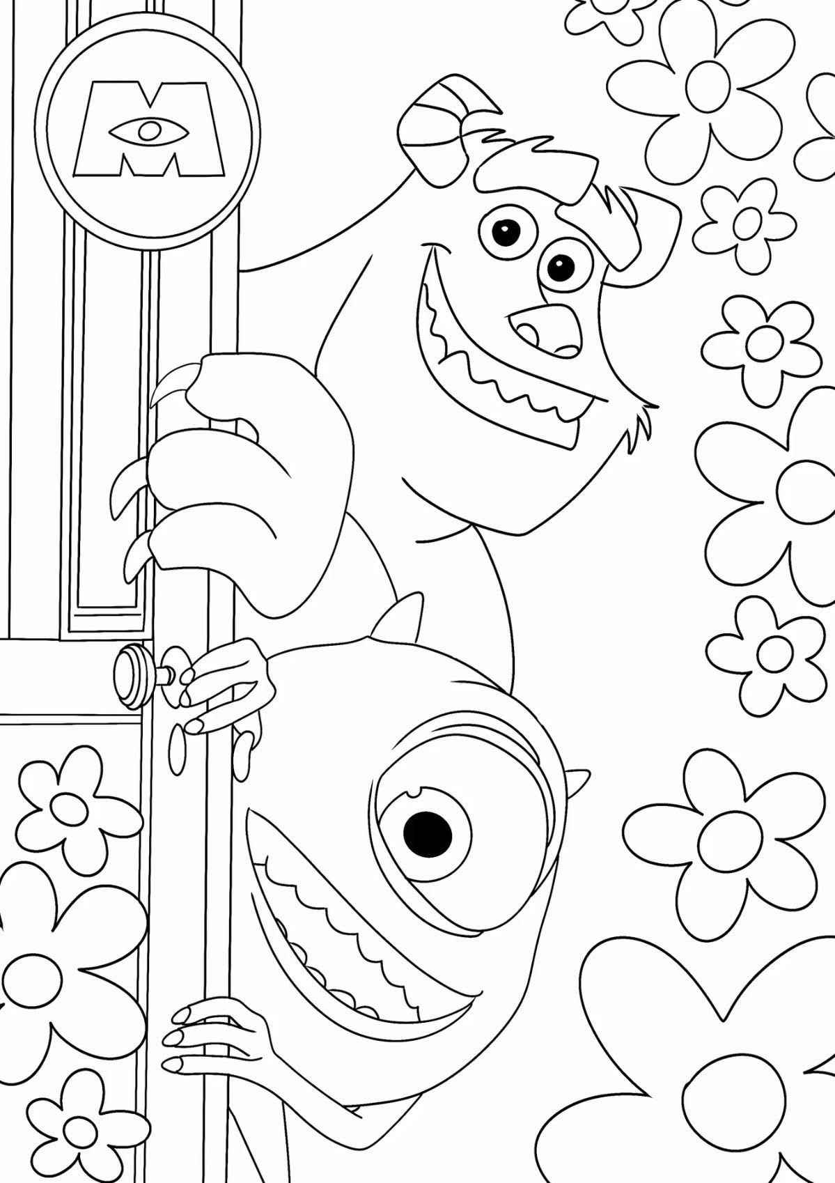 Monsters Inc Ausmalbilder 854