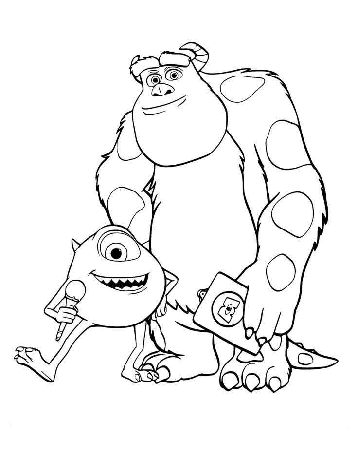 Monsters Inc Ausmalbilder 888