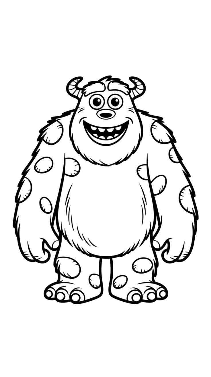 Monsters Inc Ausmalbilder 903
