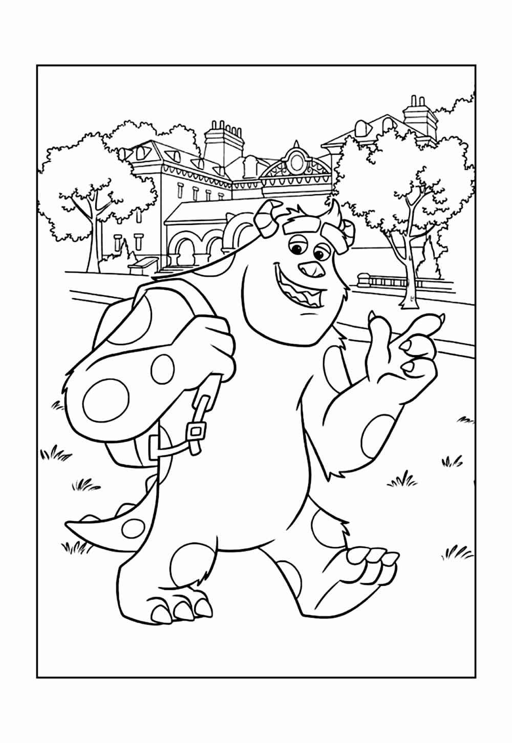 Monsters Inc Ausmalbilder 904