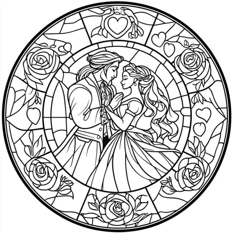 Mosaik Ausmalbilder 105