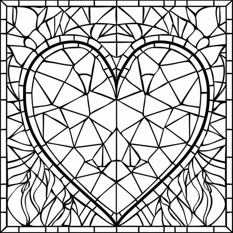 Mosaik Ausmalbilder 173