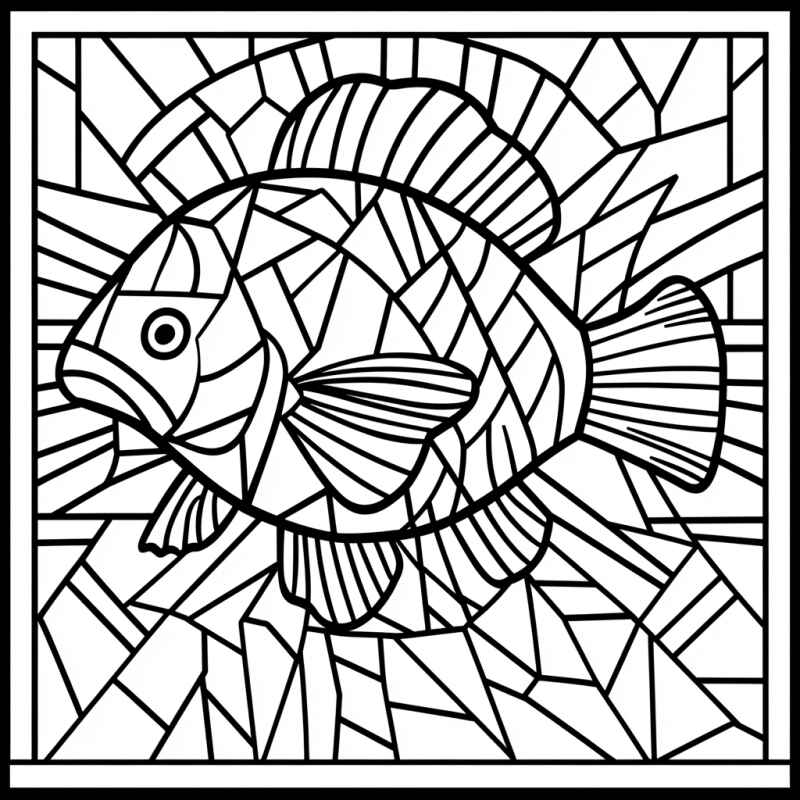 Mosaik Ausmalbilder 200