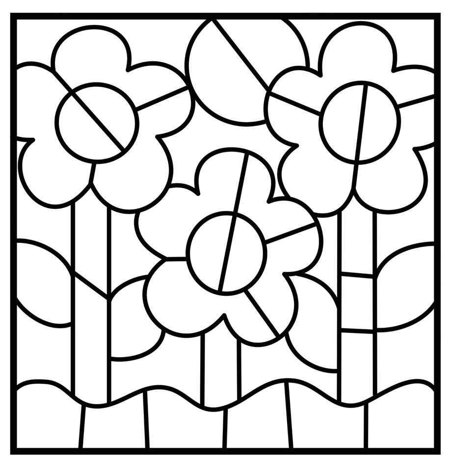 Mosaik Ausmalbilder 538