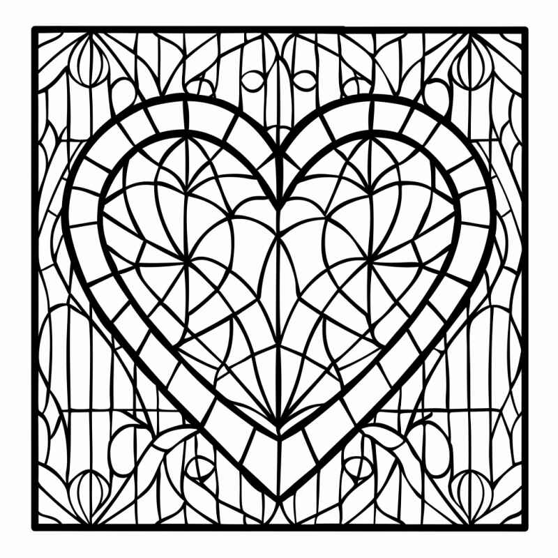 Mosaik Ausmalbilder 543