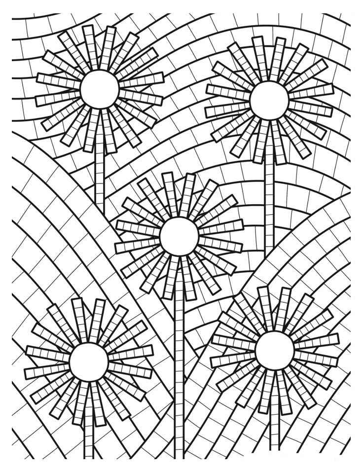 Mosaik Ausmalbilder 928