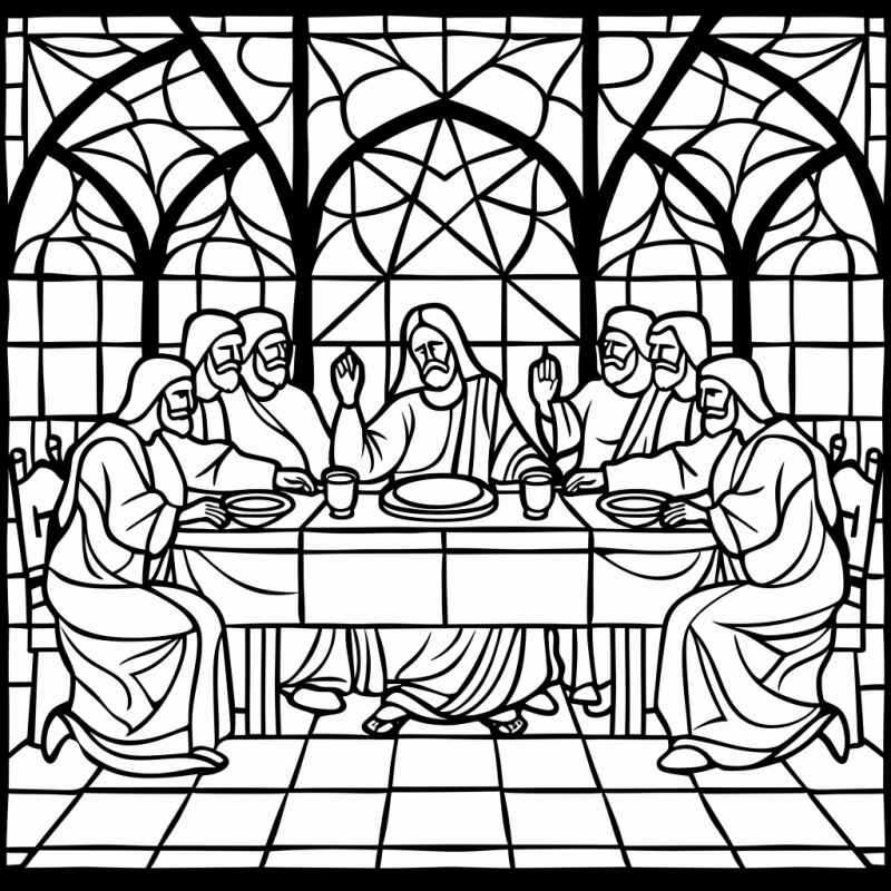 Mosaik Ausmalbilder 995