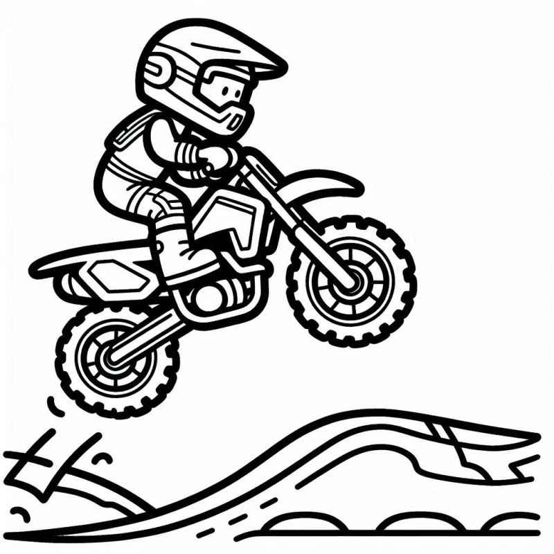 Motorräder Ausmalbilder 054