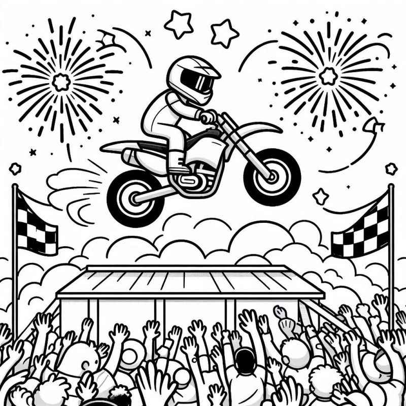 Motorräder Ausmalbilder 468