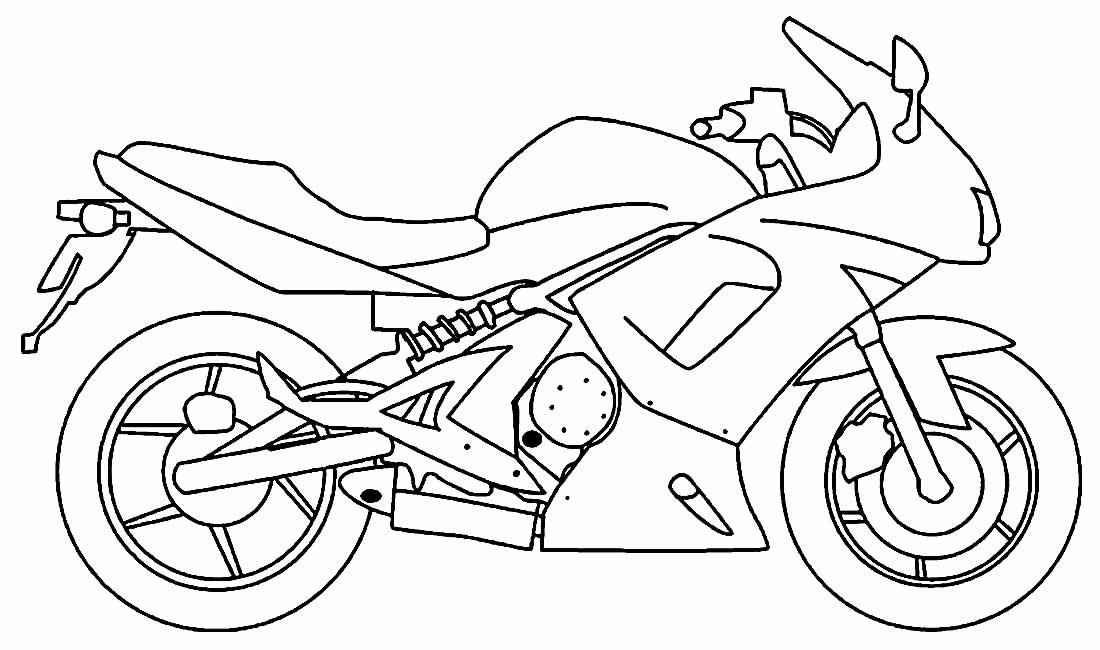 Motorräder Ausmalbilder 834