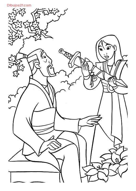 Mulan Ausmalbilder 287