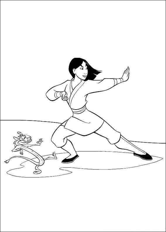 Mulan Ausmalbilder 389