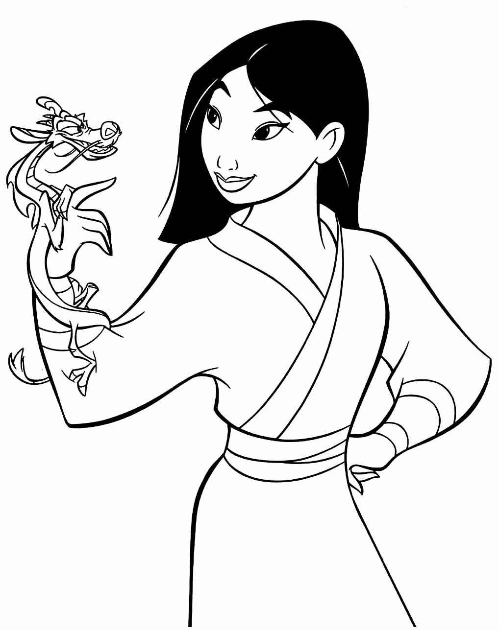 Mulan Ausmalbilder 464