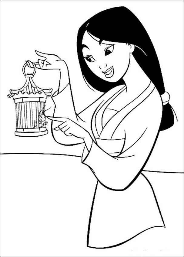 Mulan Ausmalbilder 650