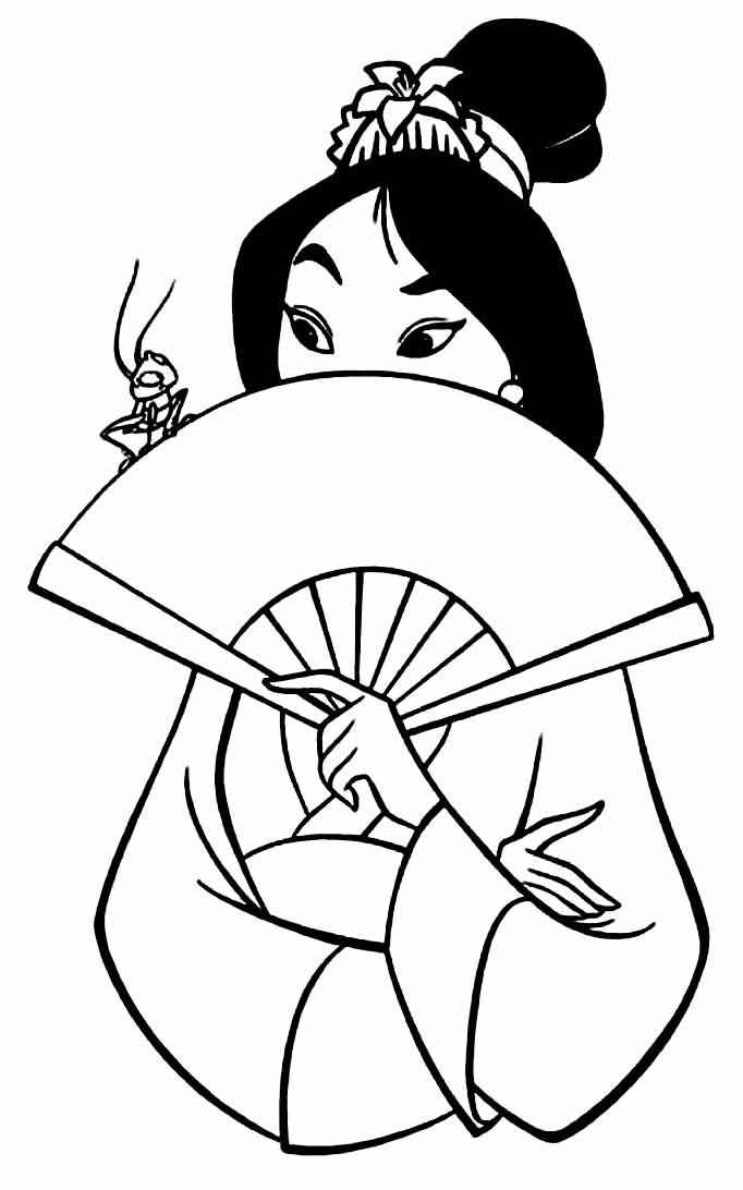 Mulan Ausmalbilder 800