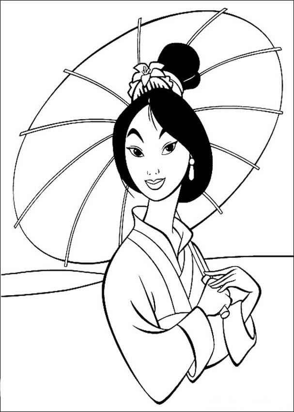 Mulan Ausmalbilder 917