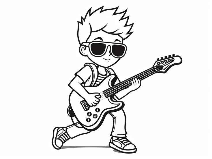 Musik Ausmalbilder 154