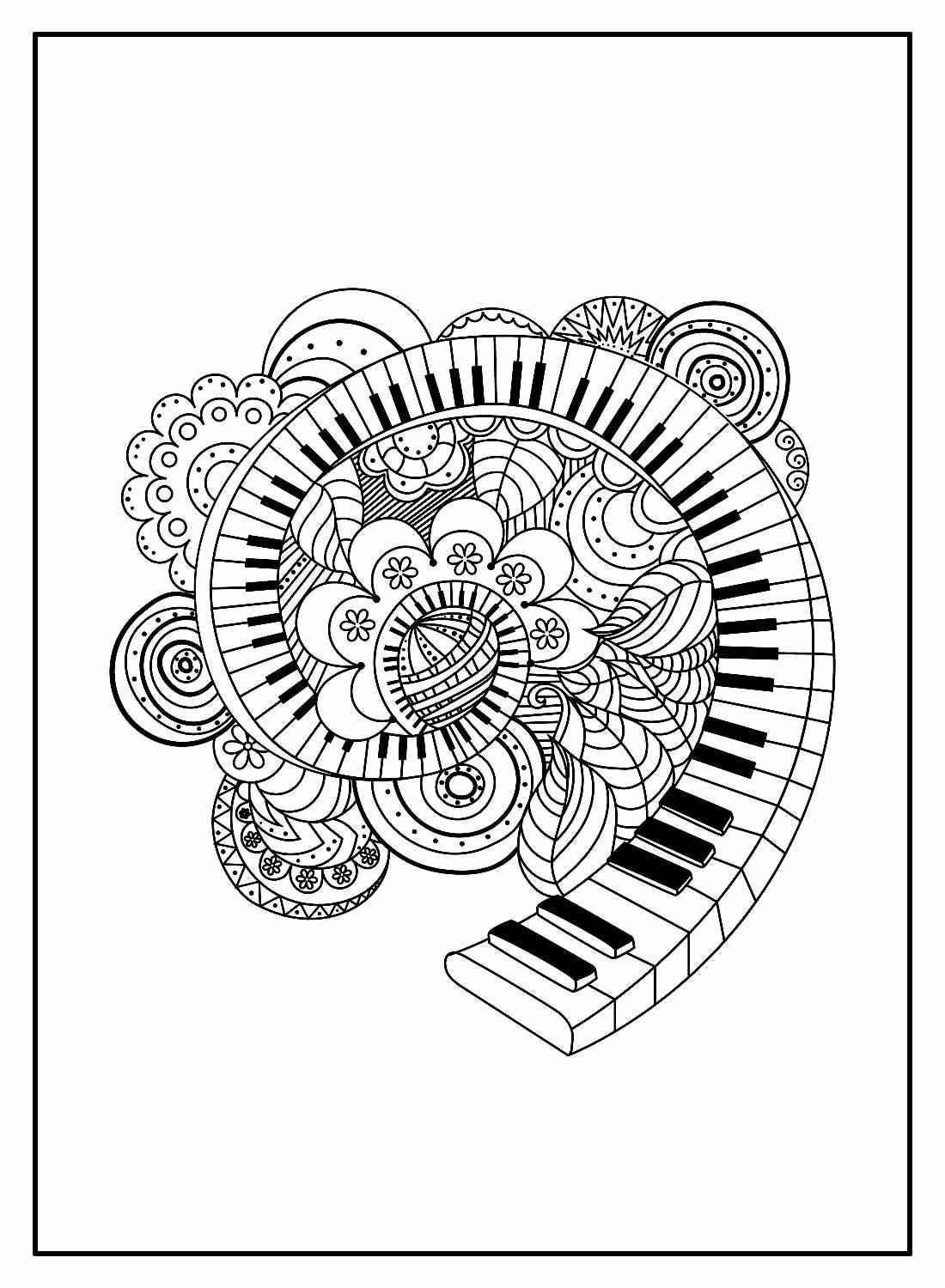 Musik Ausmalbilder 331