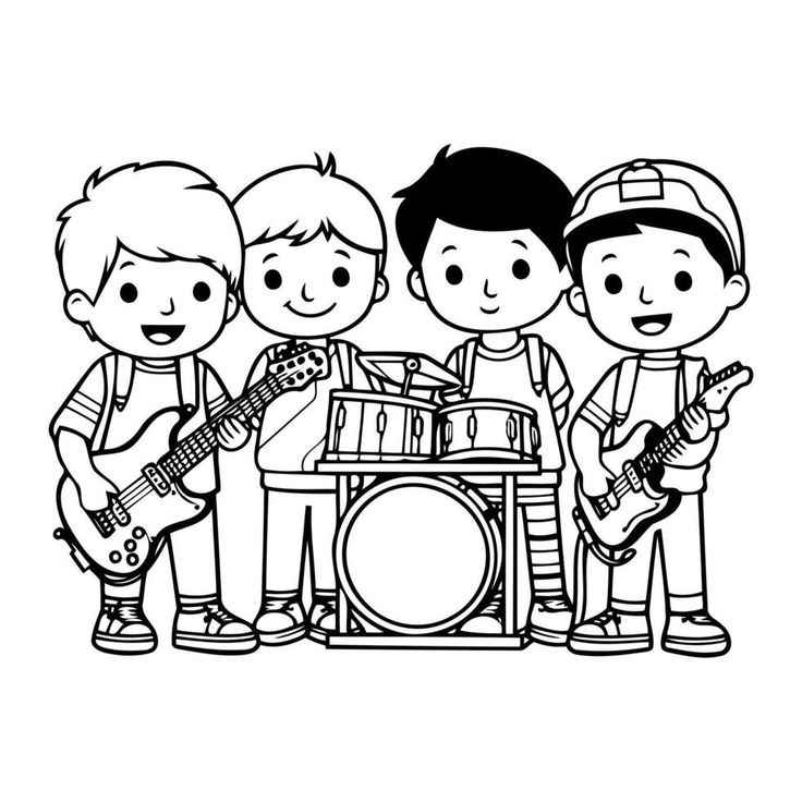 Musik Ausmalbilder 486