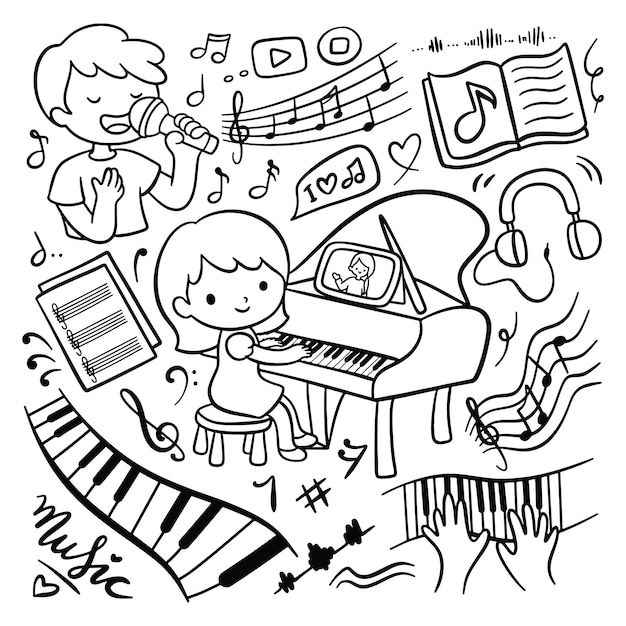 Musik Ausmalbilder 572