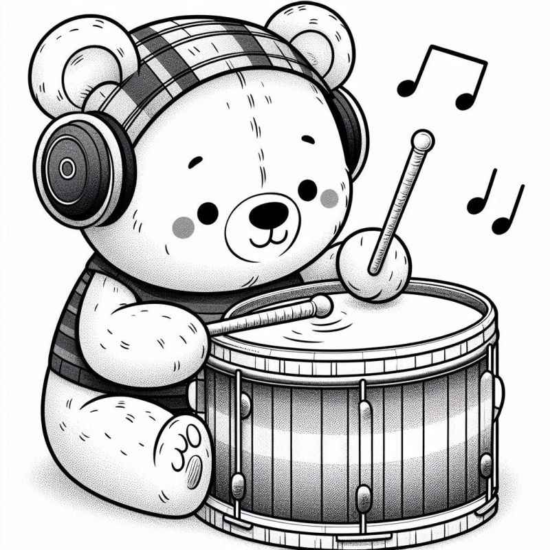 Musik Ausmalbilder 805