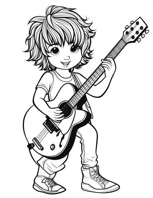 Musik Ausmalbilder 917