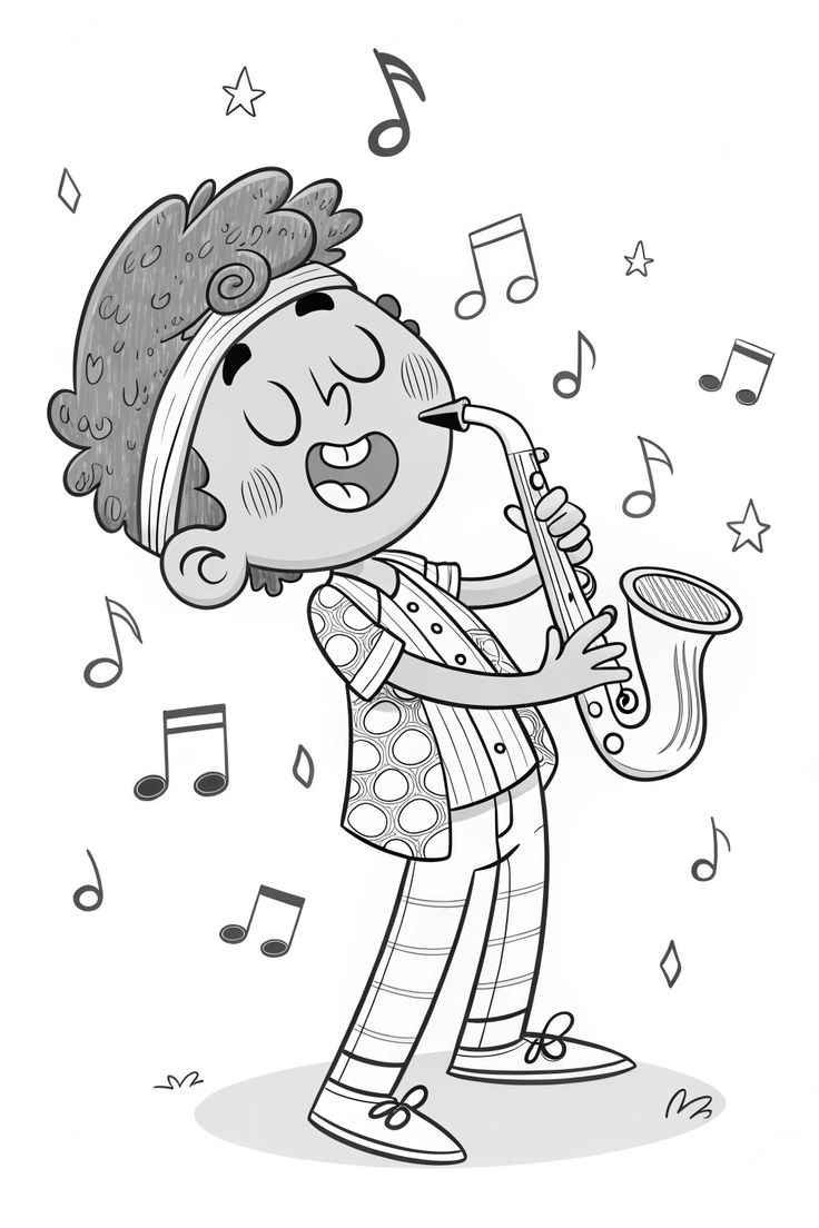 Musik Ausmalbilder 920