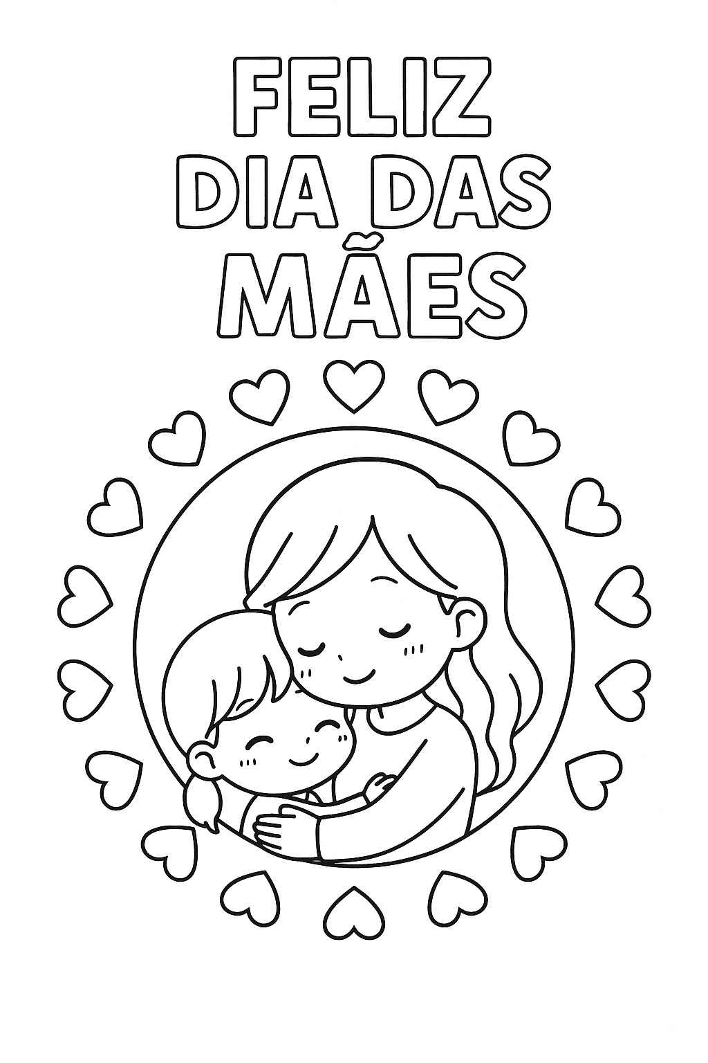 Muttertag Ausmalbilder 100