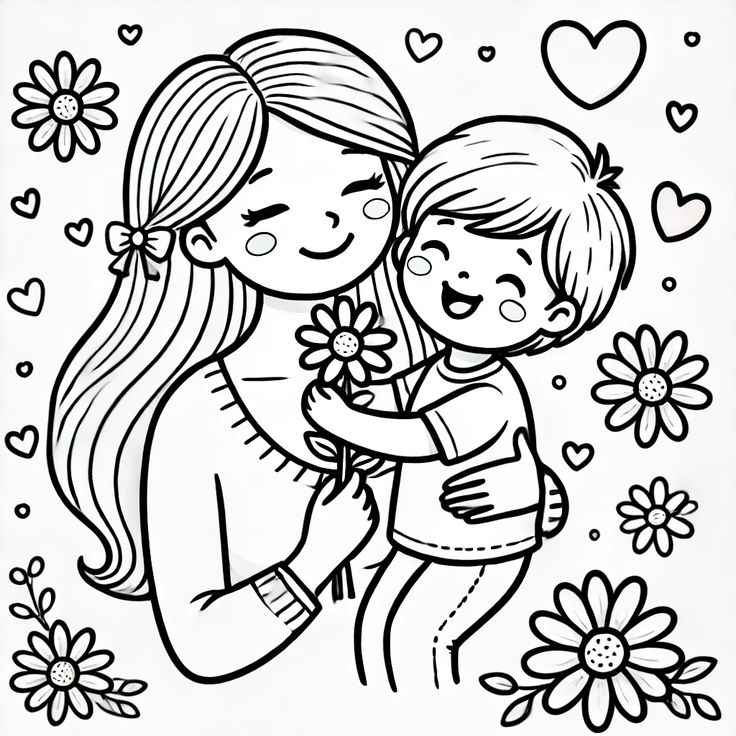 Muttertag Ausmalbilder 301