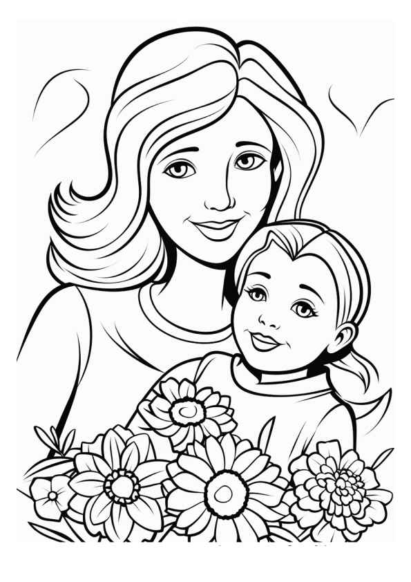 Muttertag Ausmalbilder 326