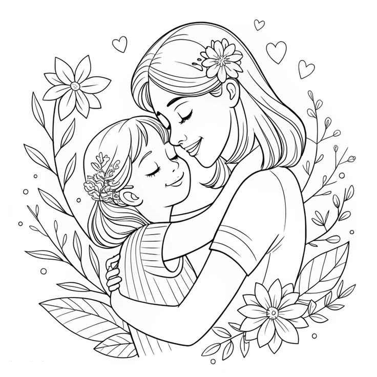 Muttertag Ausmalbilder 354