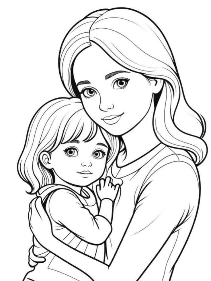 Muttertag Ausmalbilder 716