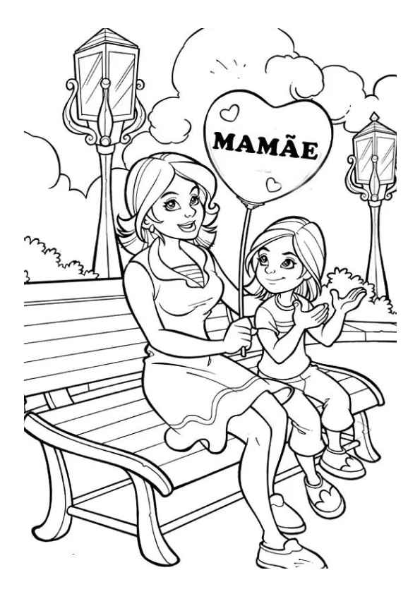 Muttertag Ausmalbilder 737