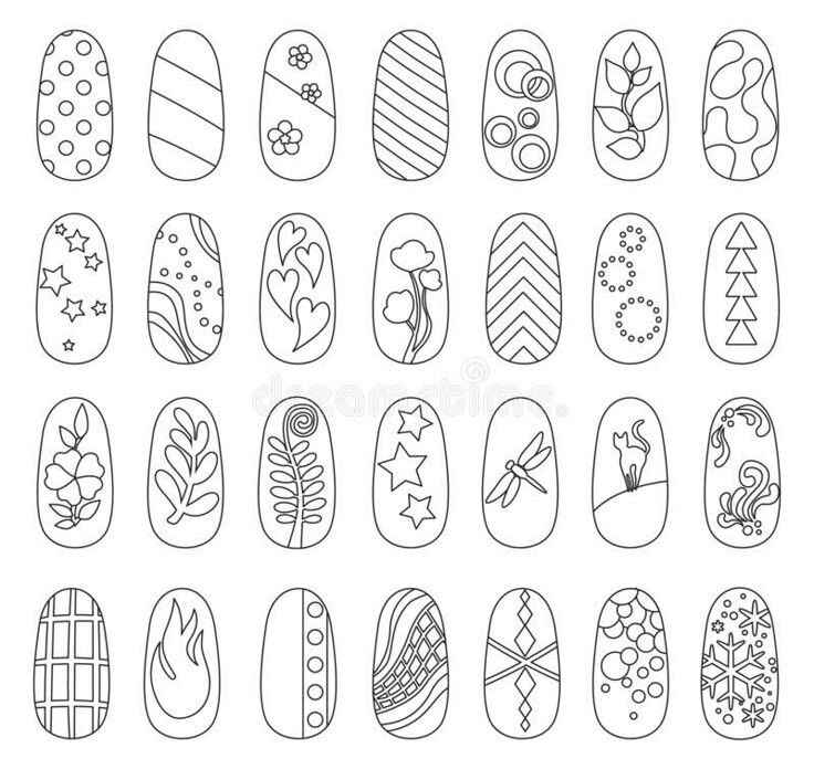 Nagel Ausmalbilder 451