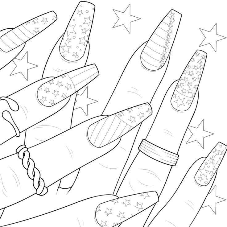 Nagel Ausmalbilder 831