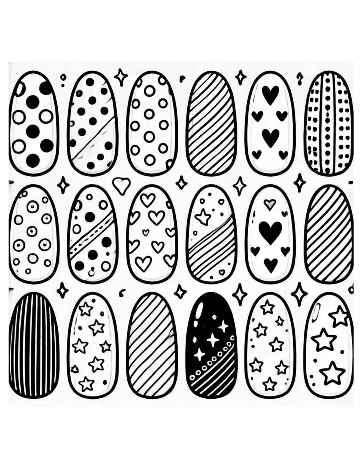 Nagel Ausmalbilder 906