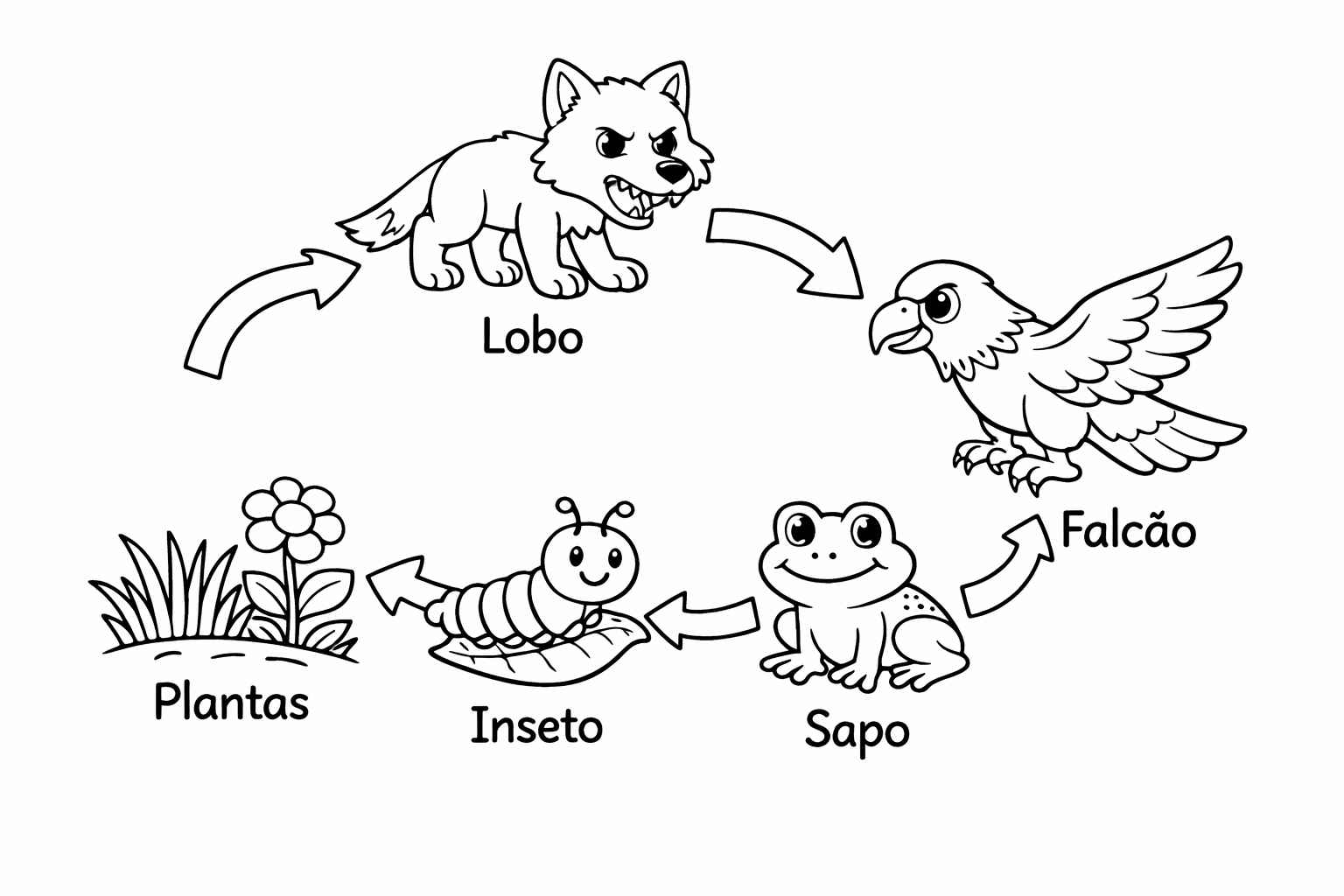 Nahrungskette Ausmalbilder 360