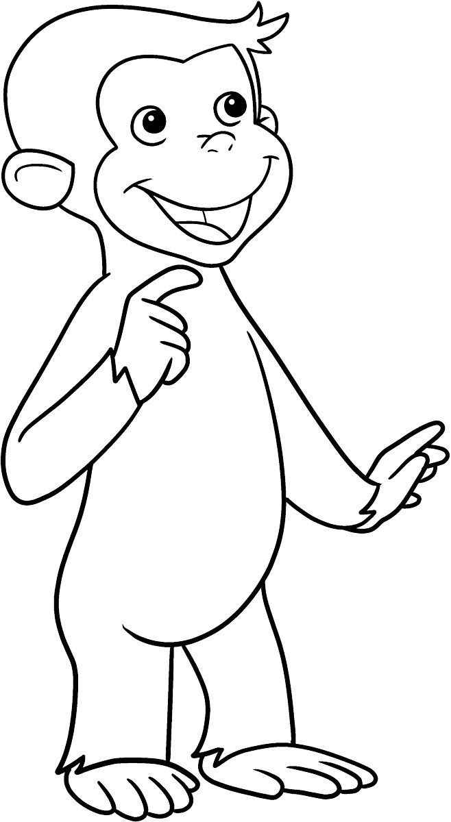 Neugieriger George Ausmalbilder 668