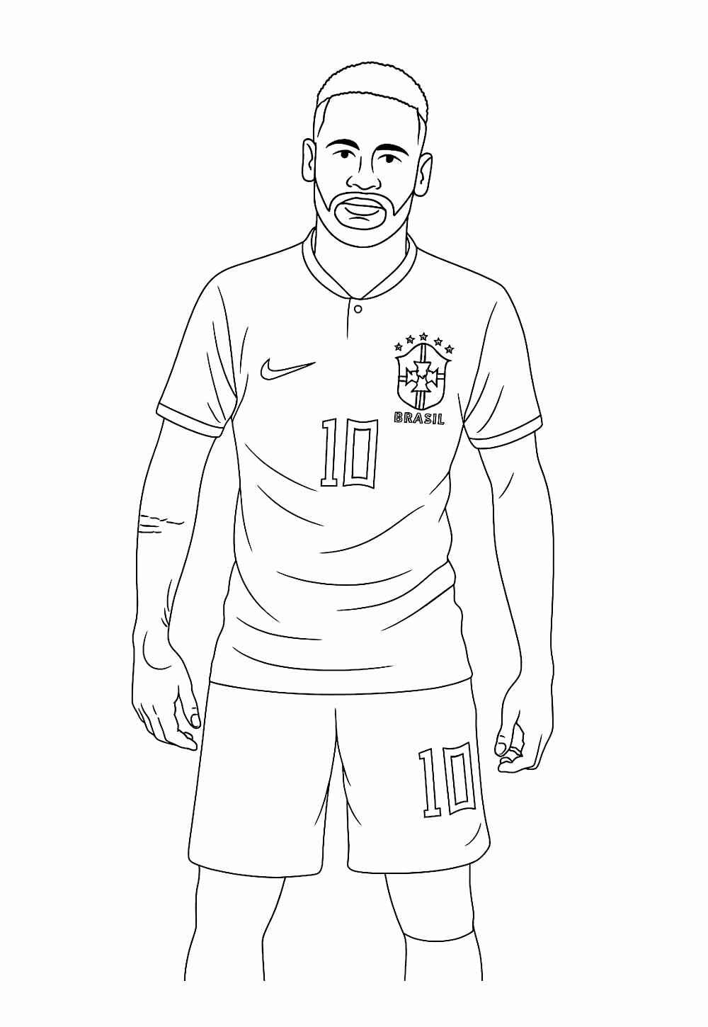 Neymar Ausmalbilder 488