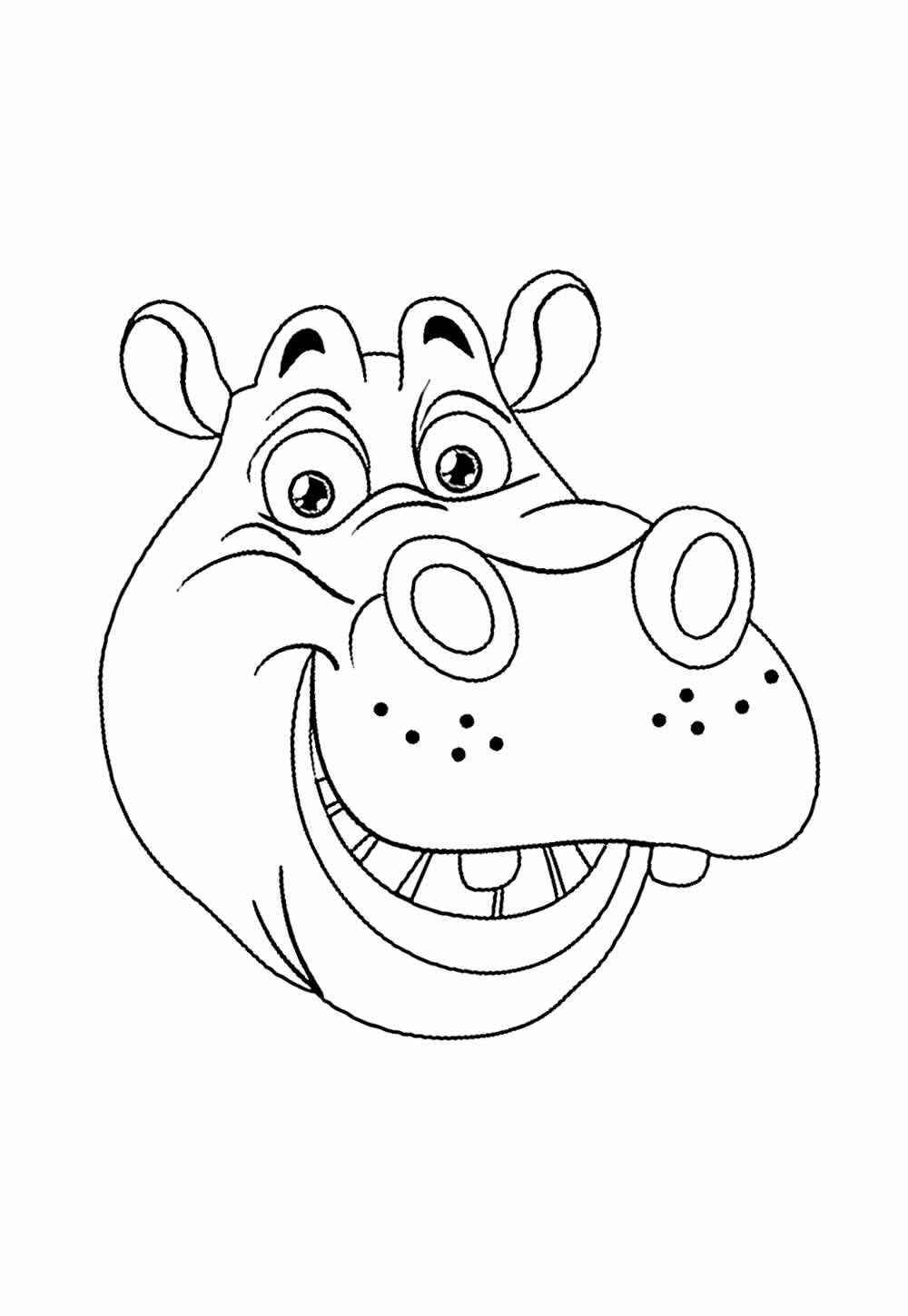 Nilpferd Ausmalbilder 033