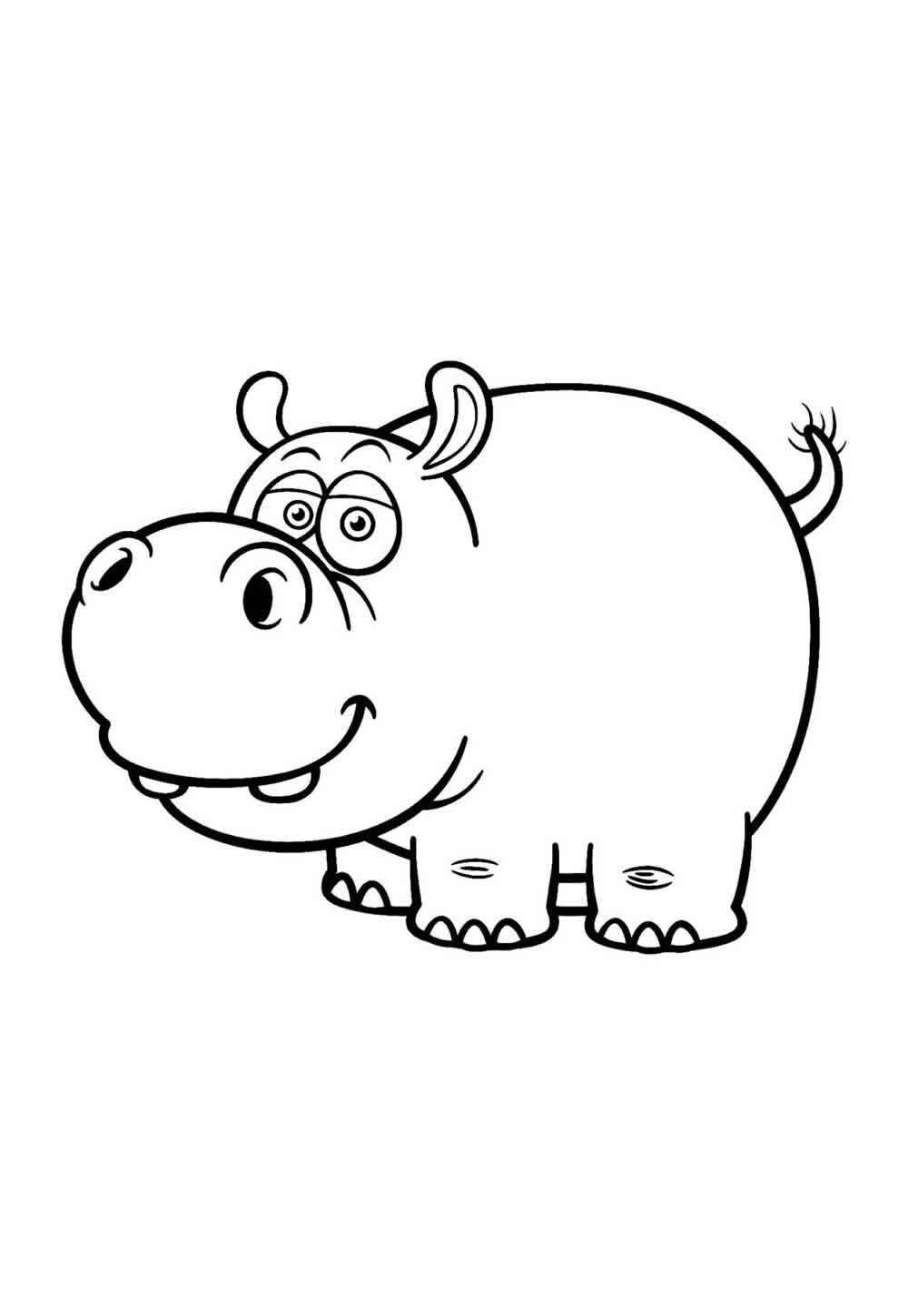 Nilpferd Ausmalbilder 184