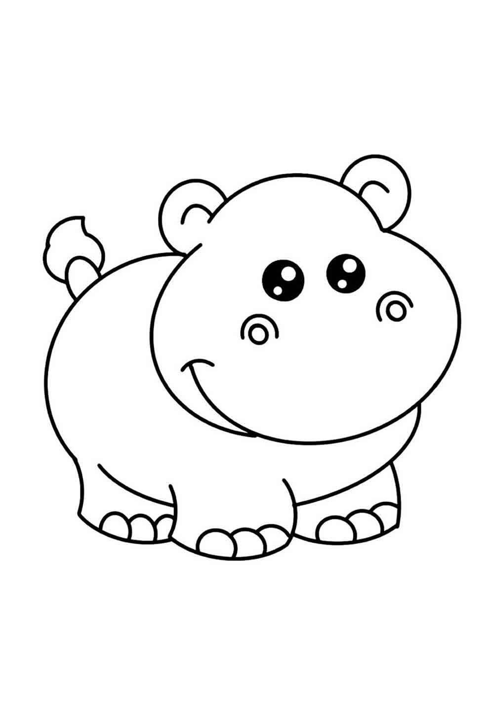 Nilpferd Ausmalbilder 448