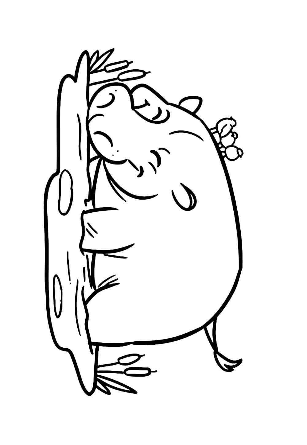 Nilpferd Ausmalbilder 955