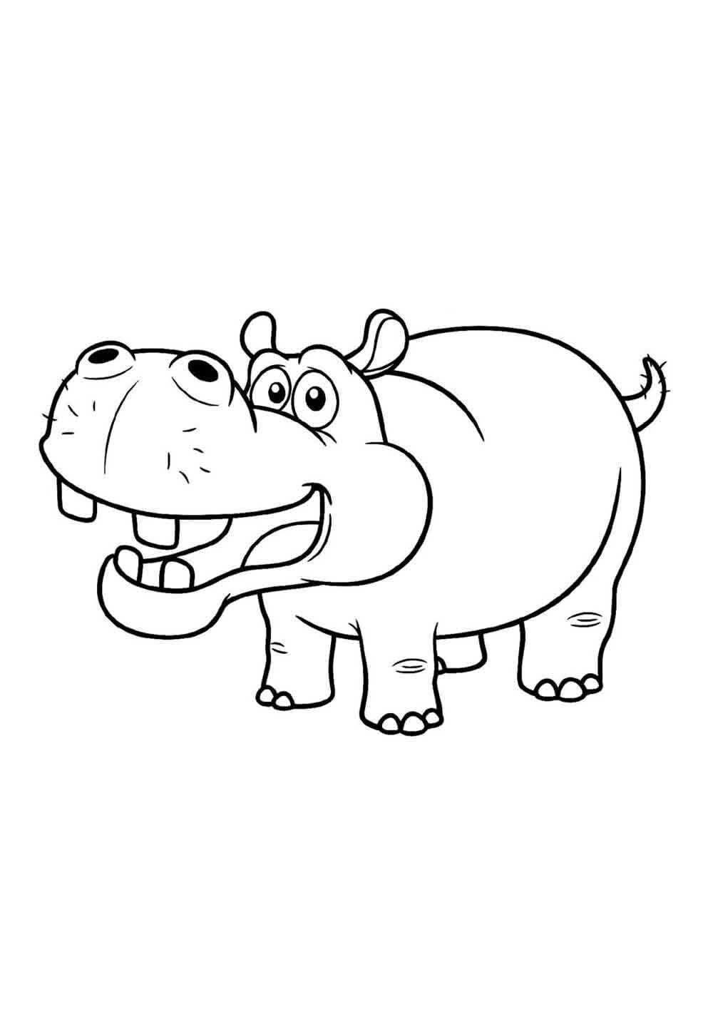 Nilpferd Ausmalbilder 967