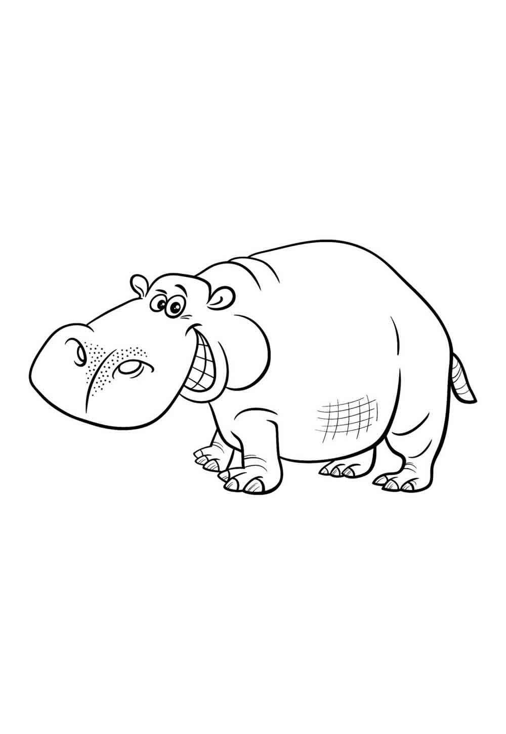 Nilpferd Ausmalbilder 984