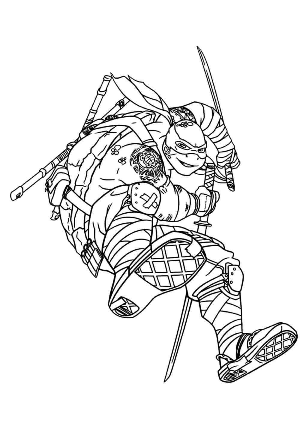 Ninja Turtles Ausmalbilder 013