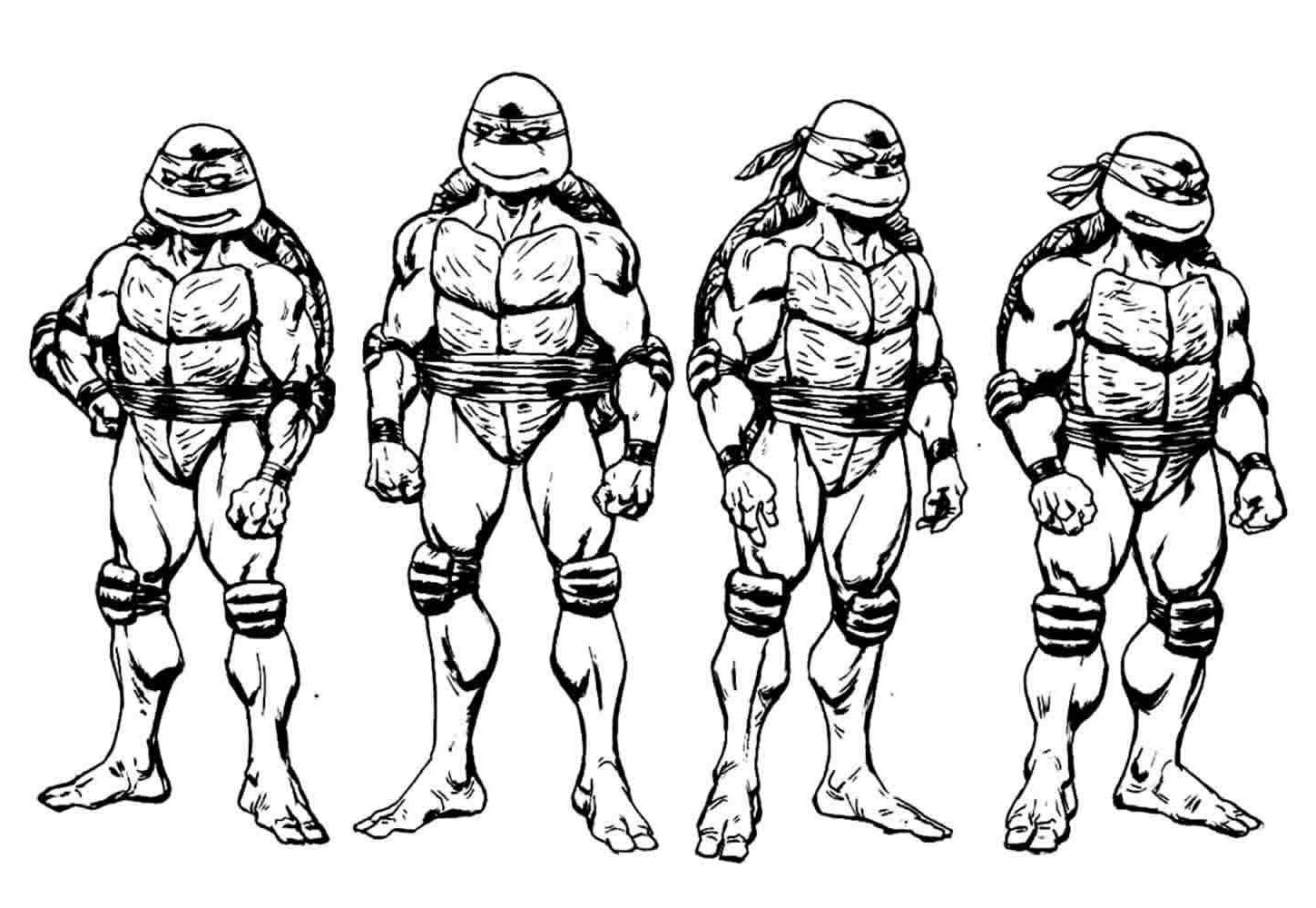 Ninja Turtles Ausmalbilder 420