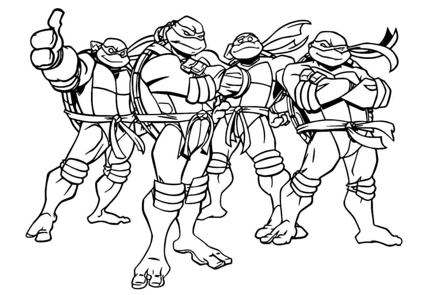 Ninja Turtles Ausmalbilder 535