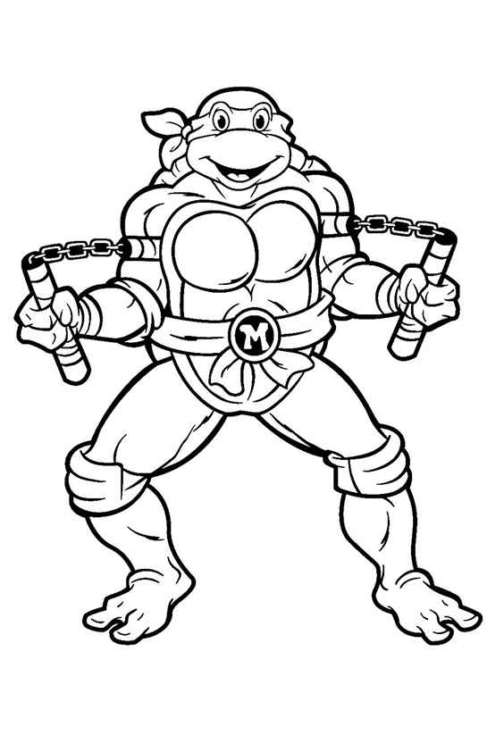 Ninja Turtles Ausmalbilder 636