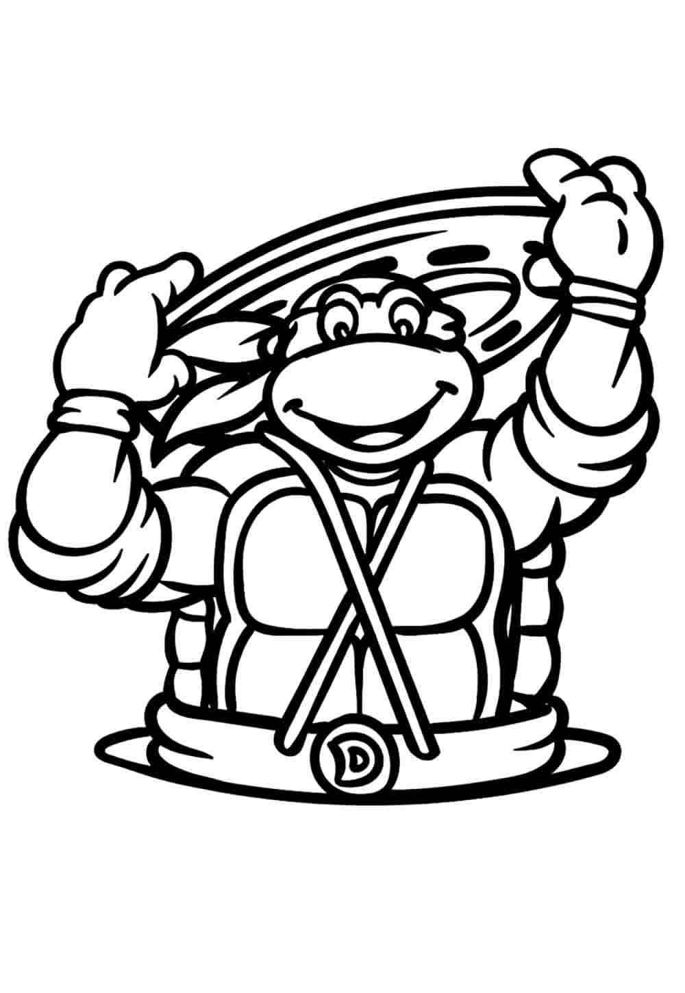 Ninja Turtles Ausmalbilder 652